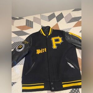 Black and Yellow Varsity Jacket